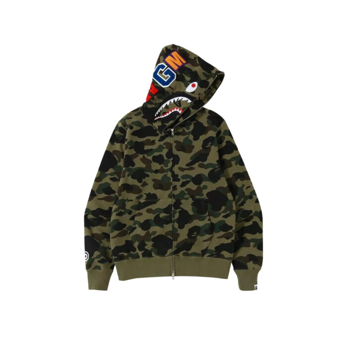 BAPE 1st Camo Shark Full Zip Hoodie