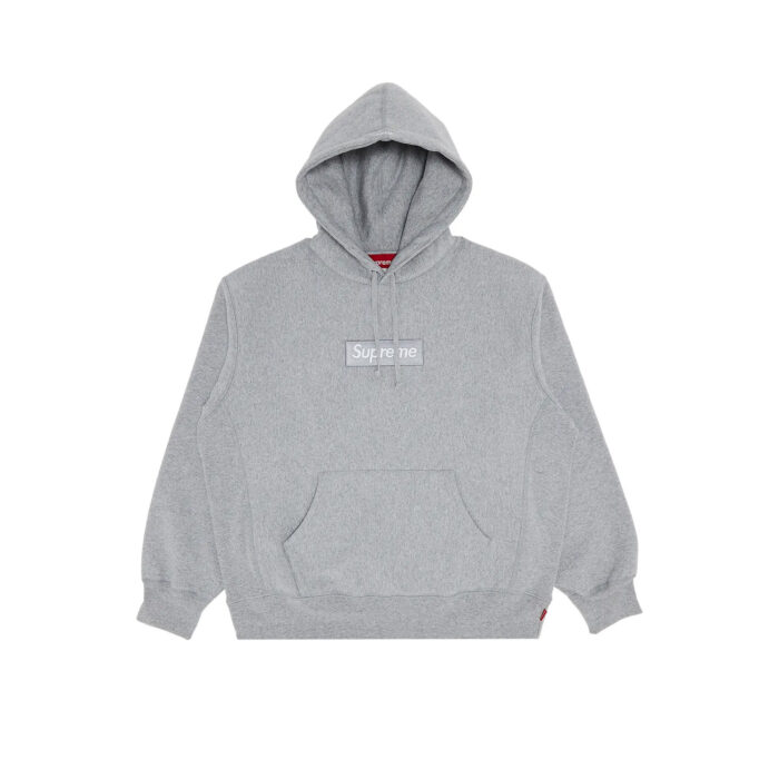 Supreme Box Logo Hooded Sweatshirt Sweatshirt (FW24) Heather Grey