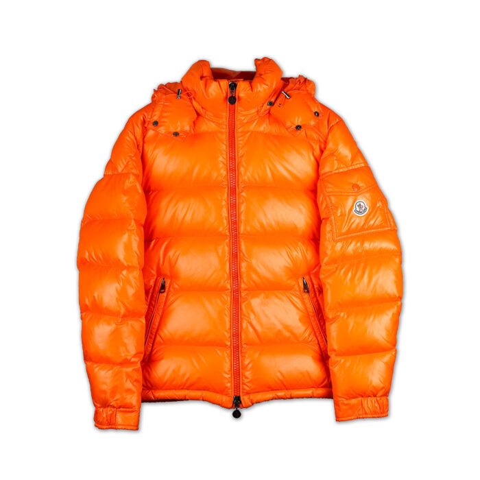 Moncler Maya Hooded Down Jacket Orange (1)