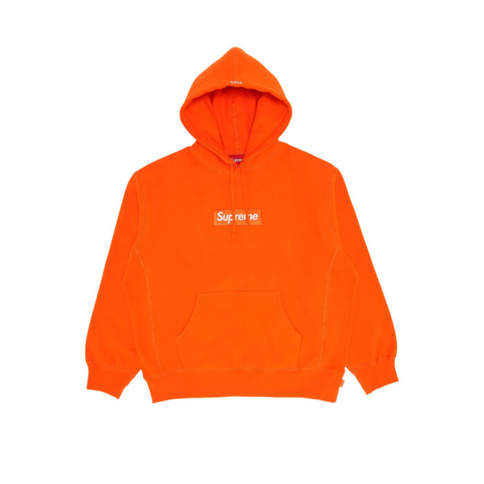 Supreme Box Logo Hooded Sweatshirt Sweatshirt (FW24) Dark Orange