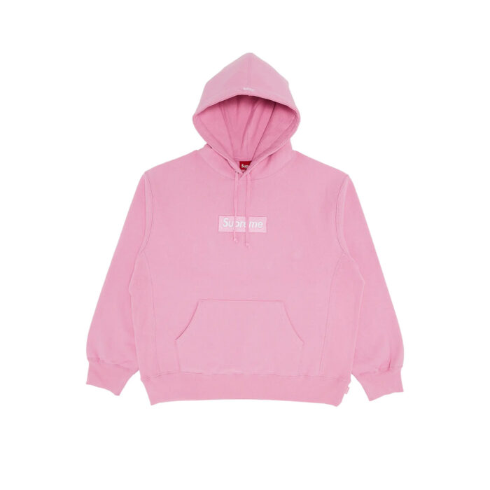 Supreme Box Logo Hooded Sweatshirt Sweatshirt (FW24) Pink