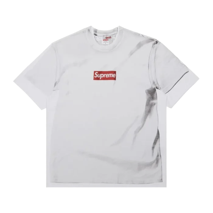 Supreme MM6 Maison Margiela Box Logo Tee White